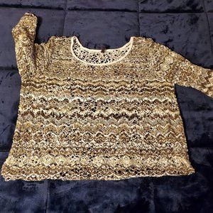 B2G1 - Brown/beige knit sweater